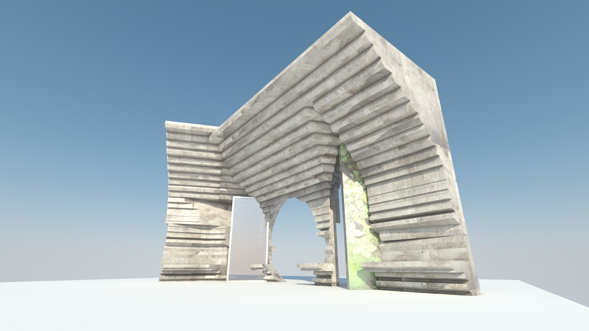 shiraz medical university-entrance-design-sma-shahrokni-architecture